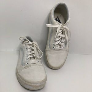Vans White Old Skool Sneakers